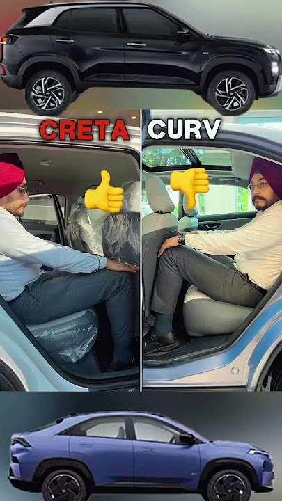 tata curv 2024 vs creta 2024 rear pessanger seat comfort