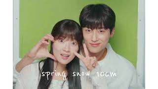 Spring snow -10CM-ost Love Runner  #lovelyrunner #ost #byeonwooseok #kimhyeayoon