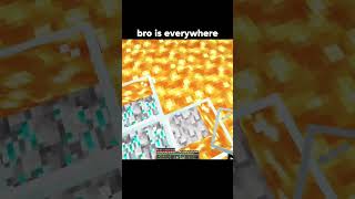 WHY BRO IS EVERYWHERE 😭🤧 #minecraft #minecraftshorts #minecraftmemes #minecraftsurvival #trending