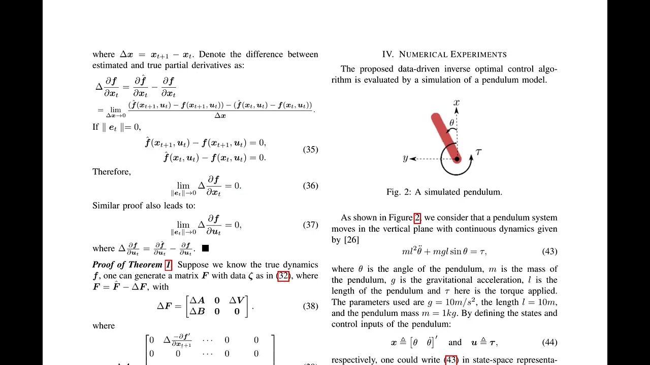 A Data-Driven Approach for Inverse Optimal Control - ArXiv:2304.00100
