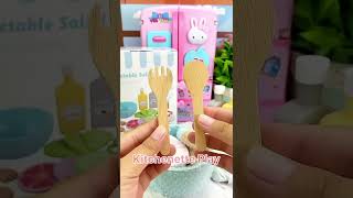 Mini Kitchen Set | kitchenette play #asmr #mini #toys #kids #shorts #viral #minitoys #unboxing