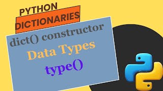 class  11 how to use dictionary in python ||dict() constructor || part2 (type data  ,data type)