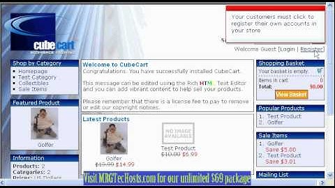 [MRGTecHelp.com CUBECART Tutorial Series] Managing customers in CubeCart