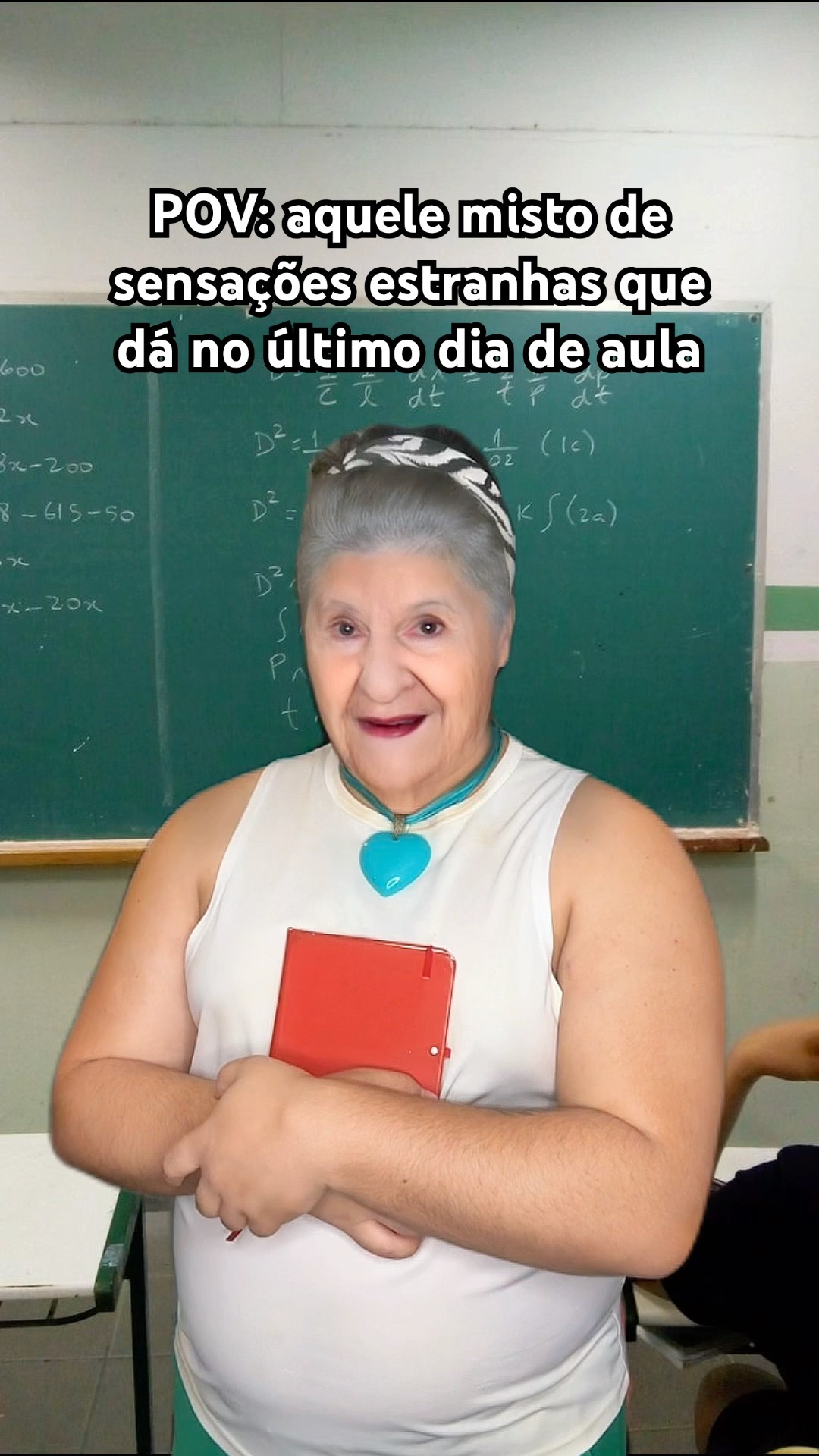 AQUELE MISTO DE SENSAÇÕES ESTRANHAS QUE DA NO ÚLTIMO DIA DE AULA