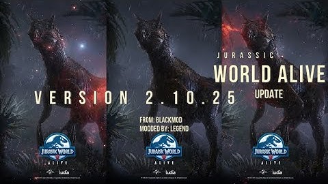 Jurassic World Alive ver2.10.25 - New Update | The best MOD for JWA