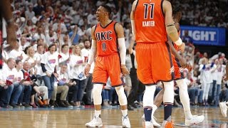 Adams & Westbrook Clutch Missed Free Throw Drill | Thunder vs Rockets Game 4 | NBA Highlights HD