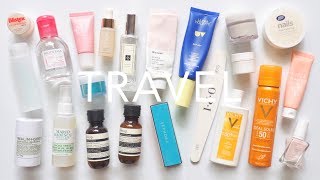 Travel Skincare Bag Packing My Routine For Two Months Away