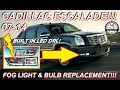 2007-2014 Cadillac Escalade Fog Light Replacement How-To Install Turn Signal Bulb & Wire LED DRL