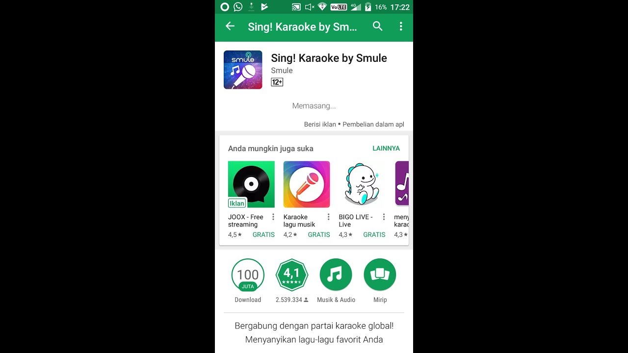 Cara memasang aplikasi smule - YouTube