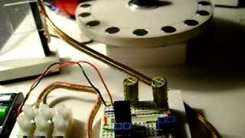 Back emf currents seem to be high from these big coils. I call them big cuz the wire is thick. =]