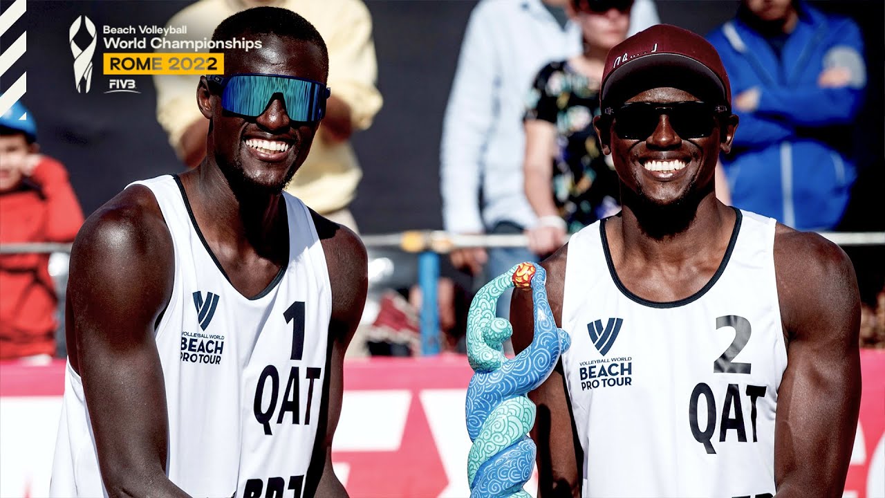 The Best Are In Rome Cherif and Ahmed 🇶🇦 Beach Volleyball World Championships 2022
