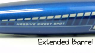Easton Typhoon YB13TY 29 17oz 2 1/4 Barrel -12 Youth Baseball Bat Blue