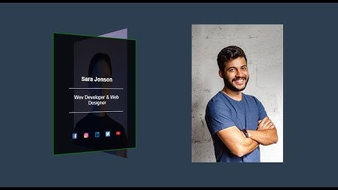 CSS Card Design: Image Hover effect with Vertical Rotating