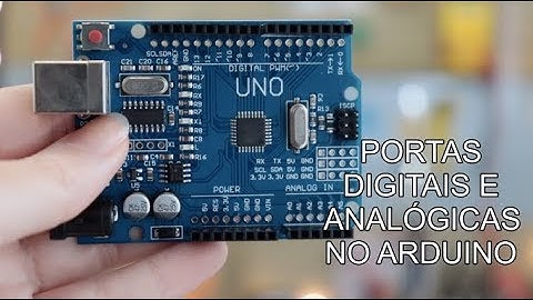 Como usar Portas Digitais e Analógicas no ARDUINO