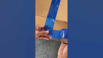 Remember this trick to cut box-sealing tape without using any tools.#short#shortsfeed#tape#box#hack