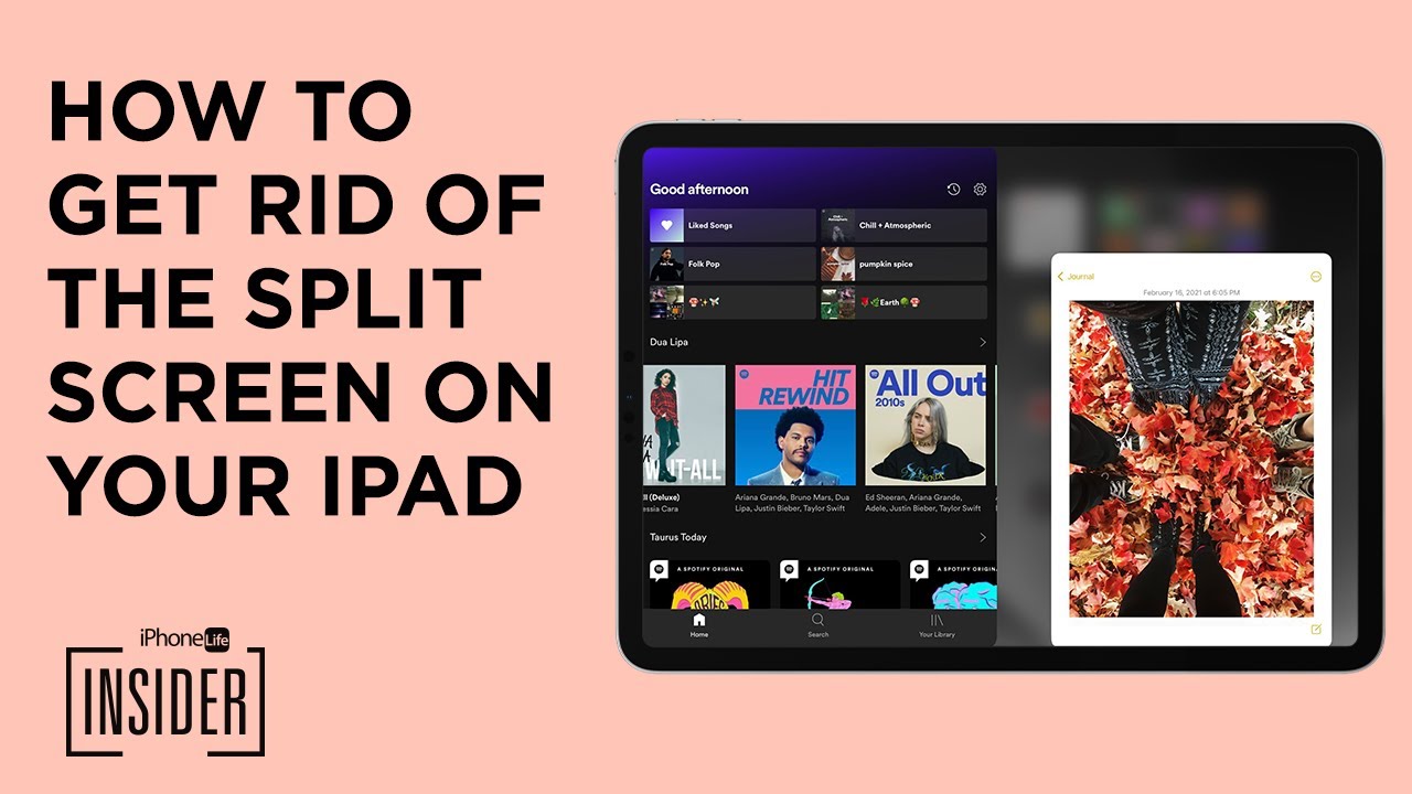 How to Get Rid of Split Screen on iPad (iOS 16 Update) YouTube