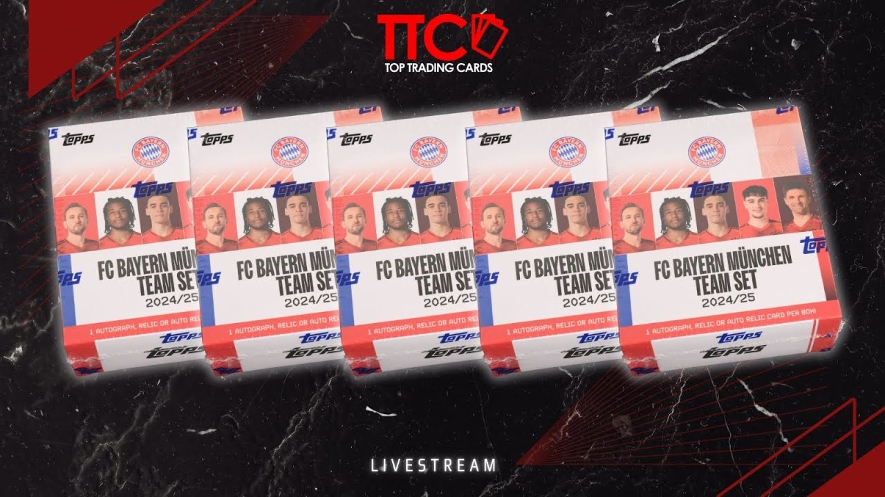 TTC BOX BREAK STREAM 🔥🔥 TOPPS FC BAYER MÜNCHEN 2024-25 TEAM SET RELEASE DAY 🔥🔥 | 27.03.2025