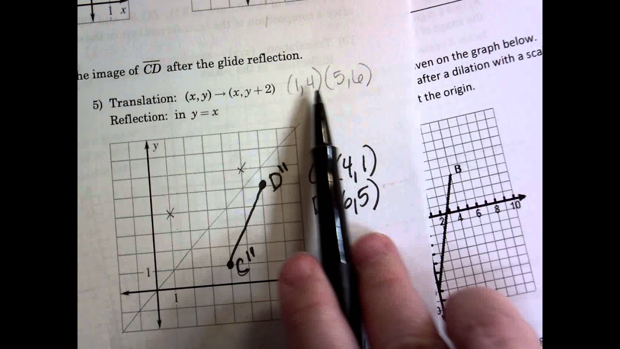 Workshet 23.23 Composite Transformations Prep KEY Throughout Composition Of Transformations Worksheet