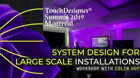 System Design for Large Scale Installations - Colin Hoy