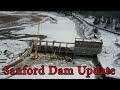 Tainter Gates Removed & Spillways Opened Up - Sanford Dam Update!