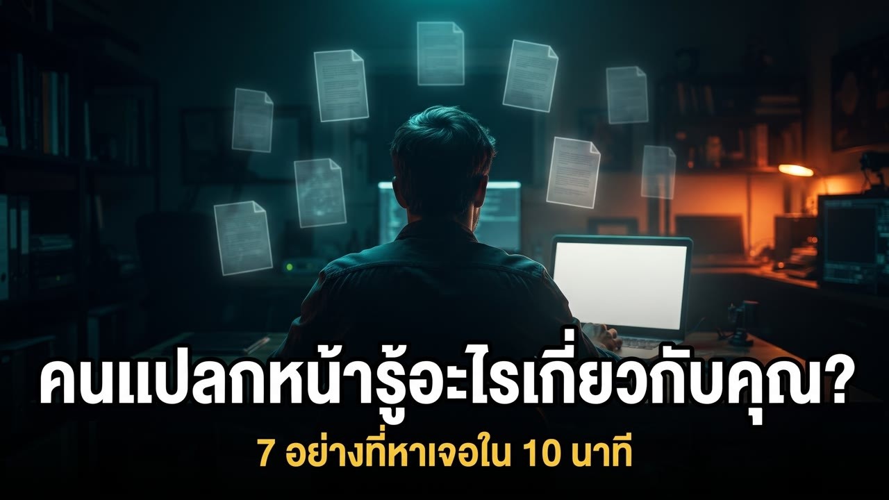 คนแปลกหน้ารู้อะไรเกี่ยวกับคุณได้บ้าง? 7 อย่างที่หาเจอโดยไม่ต้องแฮก