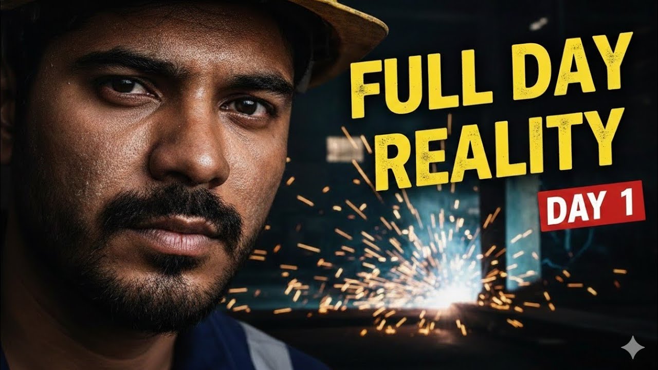 Day 1 | 30 Din Me 50,000 | Labour + Delivery Boy Fitter welder ka kaam 