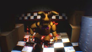 Purple Guy Death Scene - Spirit Perspective View (Five Nighs at Freddy's 3 mini game)