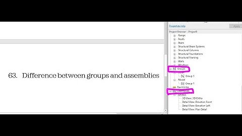 Everyday Revit (Day 283) - The difference between groups and assemblies