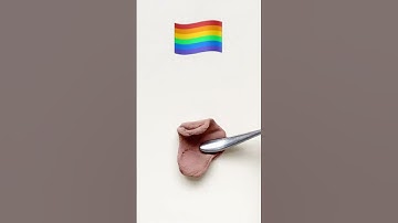 What color do mixed flags make?? (dough edition) #colormixing #satisfying #mixingcolors #flagmixing