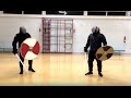 Sword and shield sparring nick vs mike