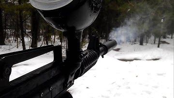 Smoky paintball gun tippmann bravo one apex2 barrel ( full HD )