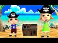 Crianças fingem ser Piratas alegres | Desenho Animado | Dolly e Amigos - Brasilia