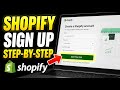 How to register with Shopify for first online store setup - Beginner Guide