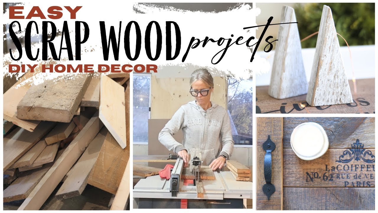 Scrap Wood Ideas ~ Easy DIY Home Decor ~ Scrap Wood Decorations ~ Old Wood  Home Decor 