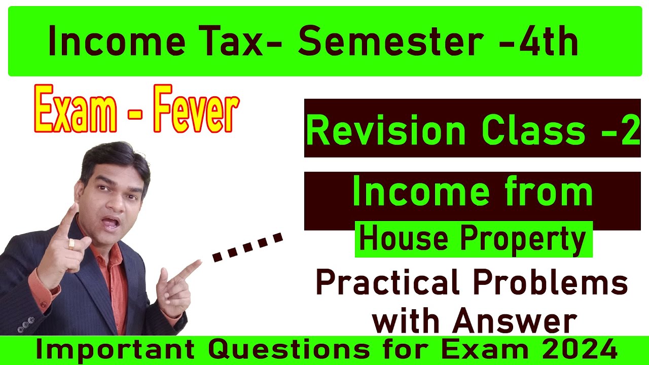 Income from House Property| Revision Class 2| What is income from house ...
