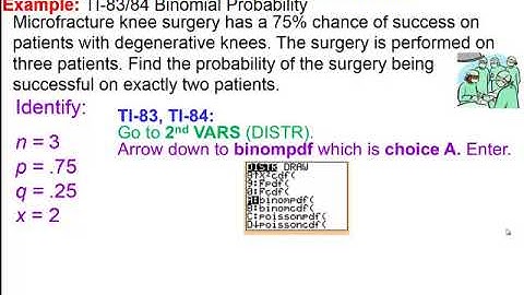 Elementary Statistics - Chapter 5  Binomial Distributions Part 2