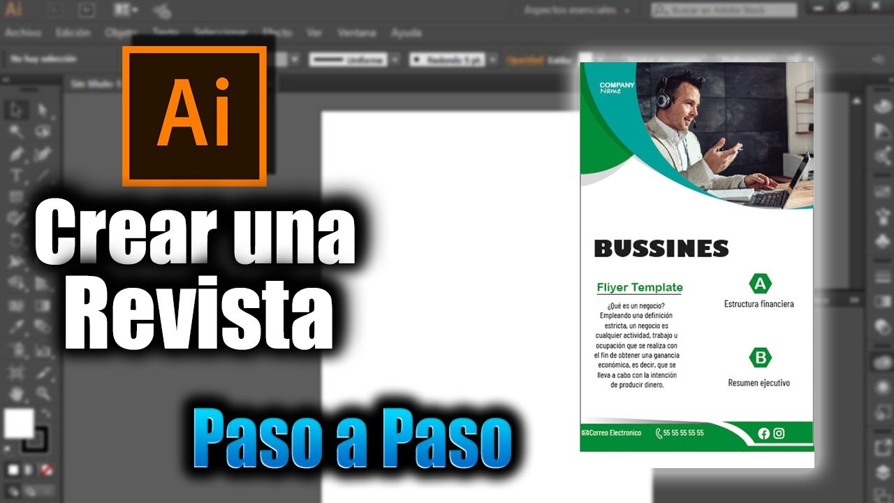 Realizar una Revista en Ilustrator | Paso a Paso - YouTube