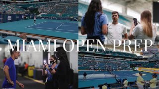 5 Days at Home: Miami Open Media Member Stories + Prep, WTA Gift Unboxing, & St. Patrick's Day!🩷🌴☘️