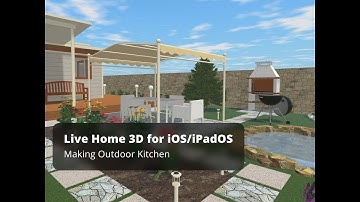 Making Outdoor Kitchen - Live Home 3D for iOS / iPadOS Tutorials