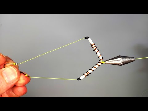 Как сделать уловистую донную снасть для ловли карпа карася леща! Самодельные рыболовные снасти!