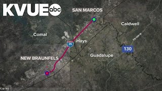 Passenger falls to death after San Marcos police chase ends in crash near New Braunfels