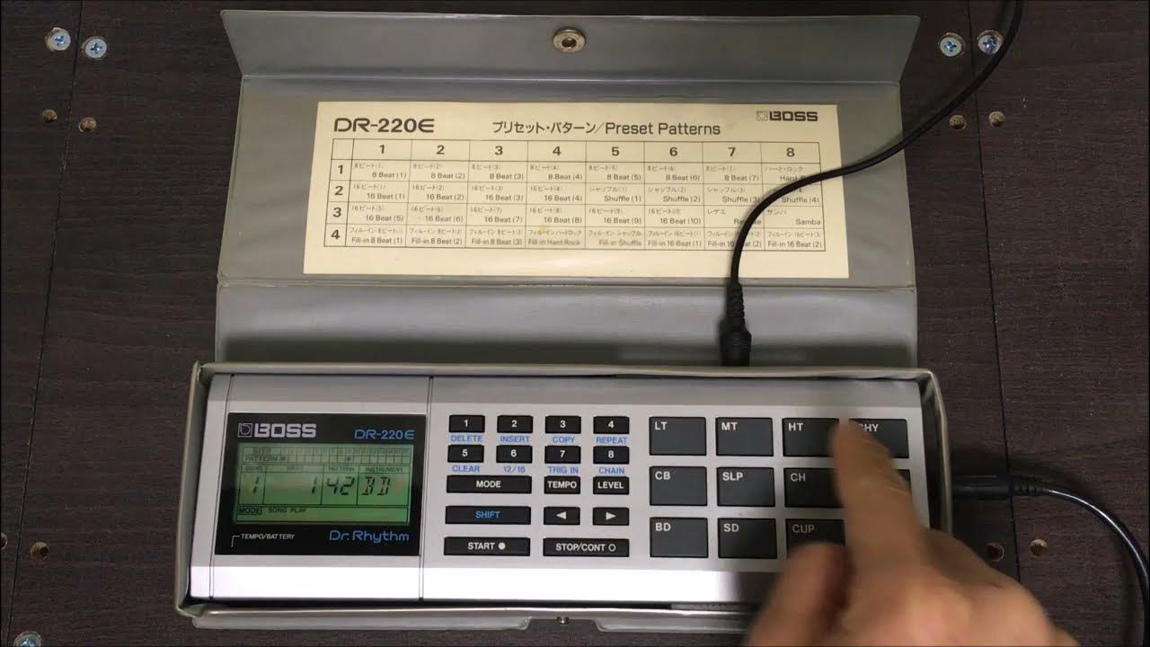 Boss DR220E Dr. Rhythm Digital YouTube