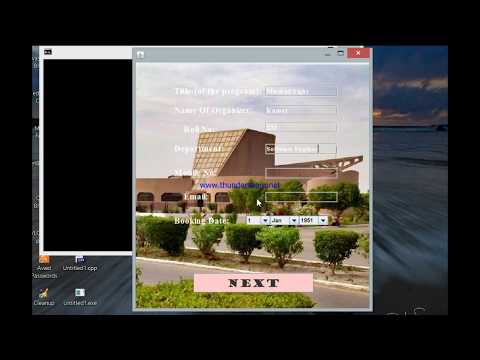 AUDITORIUM RESERVATION || JAVA SWING PROGRAMMING || SEMESTER PROJECT