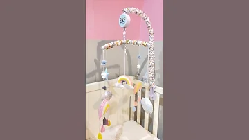 Abracadabra Baby Musical Mobile Baby Mobile Crib With Rotating Toys Music Dezine Kids The Baby Shop 