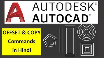 AutoCAD OFFSET & COPY Command with Working in Hindi | Autocad Training in Hindi