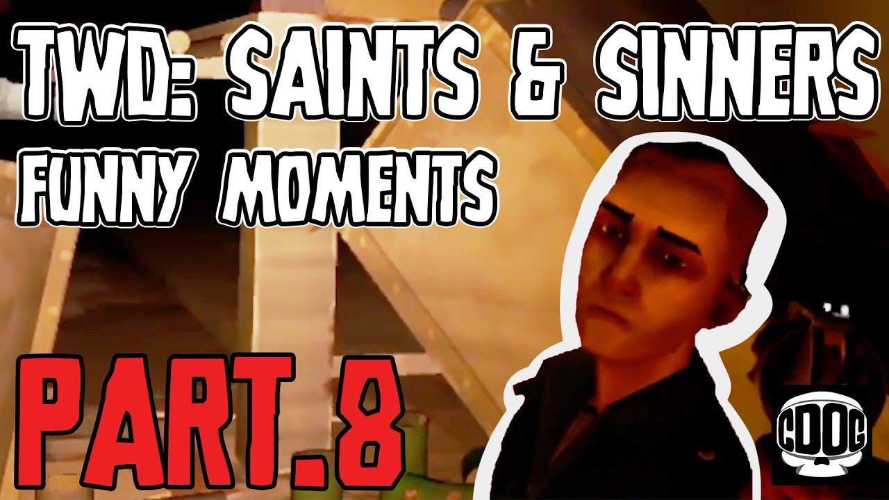 TOURIST'S FIRST DAY OF SCHOOL! TWD Saints & Sinners Funny Moments Part 8