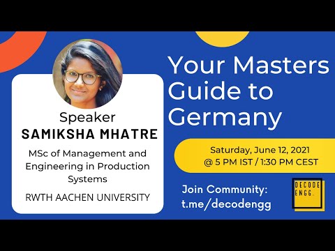 Your Masters Guide to Germany | MS in Germany | Decode Engineering