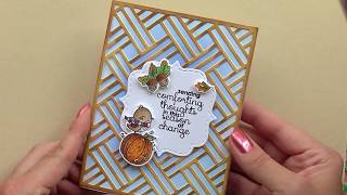 Inside Tunnel Card with Pink and Main Season of Change