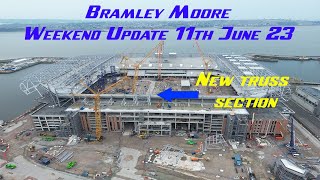 New Everton Stadium, Bramley Moore weekend update 11th June 2023