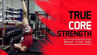 Candlestick Exercise for Superior Core Strength for Fighters | Muay Thai S&C